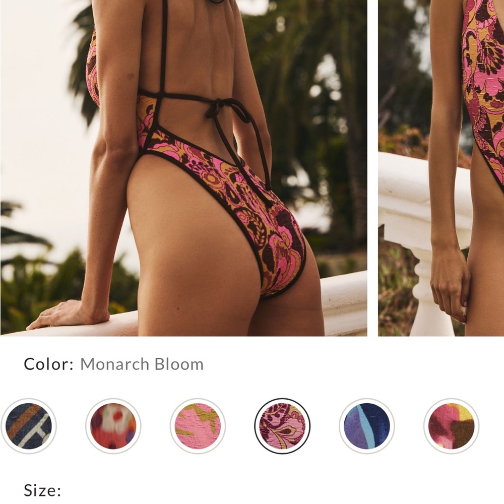 Monarch Bloom Women's Swimwear